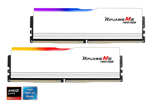 G. SKILL Ripjaws M5 Neo RGB Series 96GB (2 x 48GB) 288-Pin PC RAM DDR5 6000 (PC5 48000) Desktop Memory
