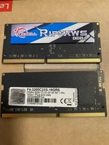 G.Skill Ripjaws SO-DIMM 16GB (2X16GB) DDR4 3200Mhz CL22 Memory 2022