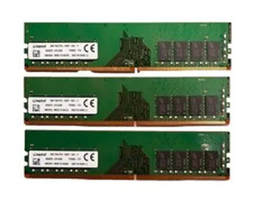 Kingston 24GB (3x8GB) DDR4 2400MHz PC4-2400T 1Rx8 288-Pin Desktop UDIMM RAM aa8