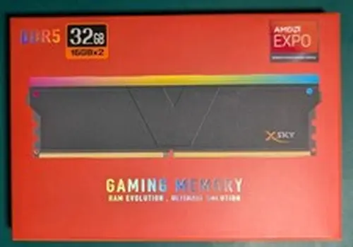SK Hynix IC 32GB (2x16GB) DDR5 RAM 6400MHz CL32 V-Color RGB Desktop Memory Kit