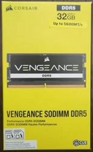 NEW CORSAIR VENGEANCE 32GB (1 x 32GB) DDR5 CL48 5600MHZ SODIMM LAPTOP RAM MEMORY