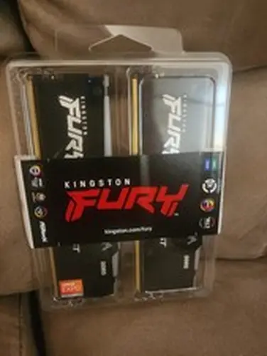 NEW - Kingston FURY Beast RGB 32GB (2x16GB) DDR5 6000MT/s CL36 Desktop RAM Kit
