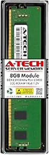A-Tech 8GB RAM Replacement for Micron MTA9ASF1G72PZ-2G9E1 | DDR4 2933MHz PC4-23400R ECC RDIMM 1Rx8 1.2V 288-Pin Registered Server Memory Module (MTA9ASF1G72PZ-2G9E1-ATC)