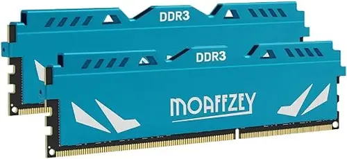 8GB(2x4GB) DDR3 RAM 1866MHz PC3-14900 CL10 Desktop Computer Memory, 240-Pin 1.5V 2Rx8 Dual Rank Non-ECC Unbuffered PC Computer RAM Stick Upgrade - Blue