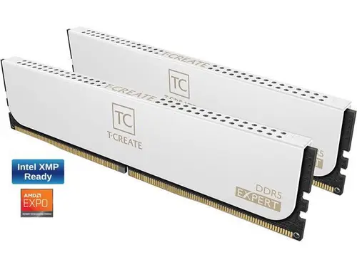 Team Group T-CREATE EXPERT 128GB (2 x 64GB) 288-Pin PC RAM DDR5 6400 (PC5 51200) Desktop Memory Model CTCWD5128G6400HC42CDC01