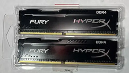 Kingston HyperX Fury DDR4 RAM 8GB Kit (2x4GB) 2133MHz CL14 Desktop Memory
