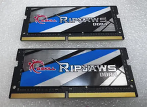 64GB-2x 32GB G.Skill Ripjaws F4-3200C22S-32GRS PC4-3200 25600 DDR4 Laptop Memory