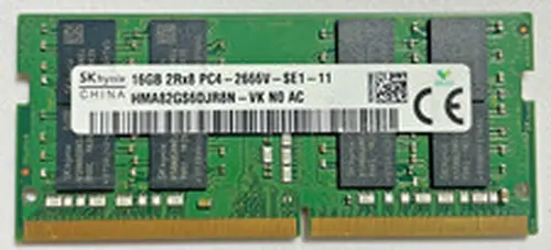 SKHynix 16GB PC4 2666V DDR4 2Rx8 SODIMM Laptop RAM HMA82GS6DJR8N