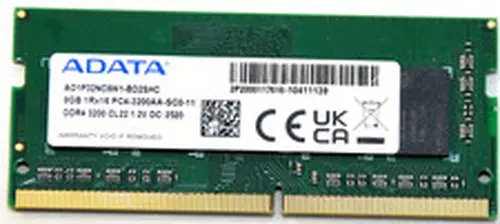 AO1P32NC8W1-BD2SHC, ADATA 8GB 1RX16, PC4-3200AA DDR4 SO-DIMM LAPTOP MEMORY