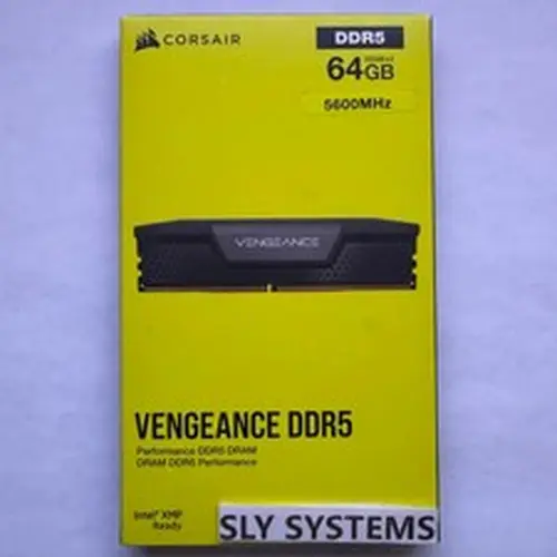 CORSAIR VENGEANCE 64GB C36 (2x32GB) (DDR5-5600) DIMM Memory - Black