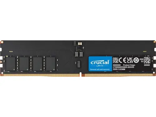 Crucial CT64G64C52CU5 64GB 6400MT/s DDR5 SDRAM DDR5-6400 PC5 51200 CUDIMM 288-Pin Desktop Memory Model