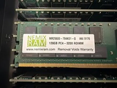 NEMIX 128GB DDR4 3200A MR25600-784K01-G PC4-25600 ECC RDIMM Server RAM