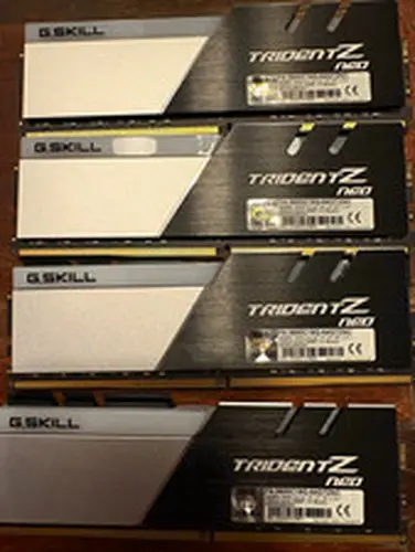 G.SKILL Trident Z Neo 16GB 1x16GB DDR4-3600 CL16 RGB RAM F4-3600C16Q-64GTZNC
