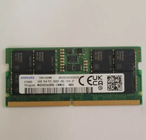 Samsung DDR5 SODIMM 16GB 1Rx8 PC5-5600B-SA0-1010-XT Laptop Memory RAM
