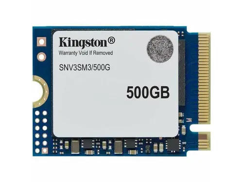 Kingston NV3 500 GB Solid State Drive - M.2 2230 Internal - PCI Express NVMe (PCI Express NVMe 4.0 x4) - Notebook, Gaming Console Device Supported...
