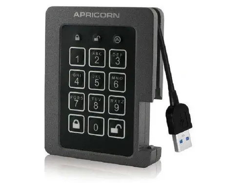 Apricorn Aegis Padlock ASSD-3PL256-240F 240 GB External Solid State Drive