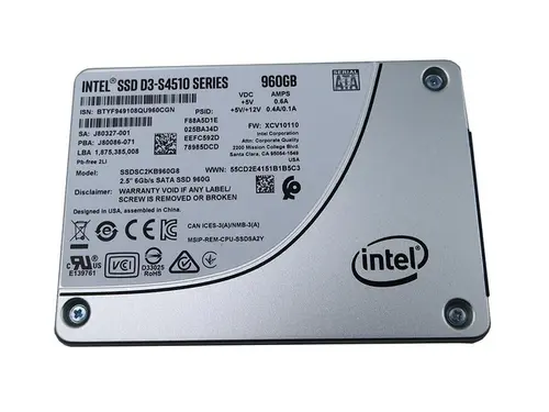 SSDSC2KB960G801_NEW Intel SSD D3-S4510 Series 2.5' 960GB Sata 6GB/S Solid State Drive SSDSC2KB960G8 SSD - Solid State Drives