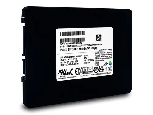 Samsung PM893 3.84TB SATA 6Gb/s 3D TLC 2.5' Enterprise SSD MZ7L33T8HBLT-00A07 (MZ-7L33T80)