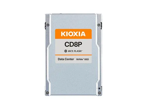 Kioxia KCD8XPUG7T68 CD8P-R Data Center & Read Intensive SSD 7.68TB 2.5' U.2/U.3 15mm PCIe 5 x 4 NVMe 3D TLC 1DWPD
