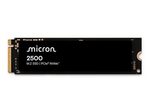 Micron SSD 2500 PCIe Gen4 NVMe SSD QLC NAND 1TB M.2 MTFDKBA1T0QGN-1BN1AABYYR