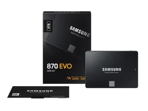 SAMSUNG 870 EVO Series 2.5' 8TB SATA III V-NAND 8.0 TB, Up to 560MB/s, Internal Solid State Drive (SSD) MZ-77E8T0BW