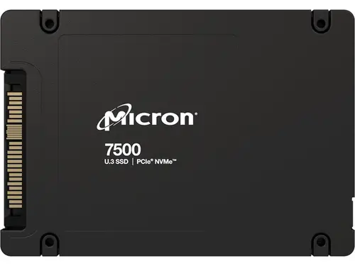 Micron 7500 MAX 1.6 TB 2.5' 256-bit U.3 PCIe 4.0 (NVMe) Solid state drive Model MTFDKCC1T6TGQ-1BK1DABYYR