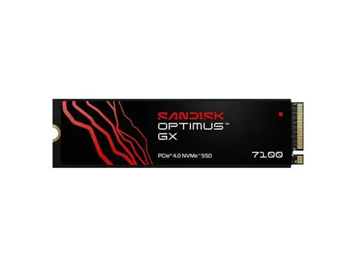SanDisk Optimus GX 7100 M.2 2280-S3-M 500GB PCI-Express 4.0 x4 3D NAND TLC Internal Solid State Drive (SSD) SDSP71500GAN-000E0