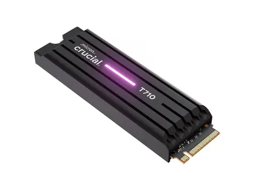 Crucial T710 PCIe Gen5 NVMe 1TB SSD Heatsink, Up to 14,900 MB/s, Laptop & Desktop Compatible (PC), for Creatives and Hardcore Gamers, Solid State...