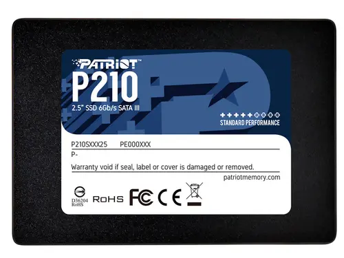 Patriot Memory Patriot P210 2.5' 128GB SATA III Internal Solid State Drive (SSD) P210S128G25