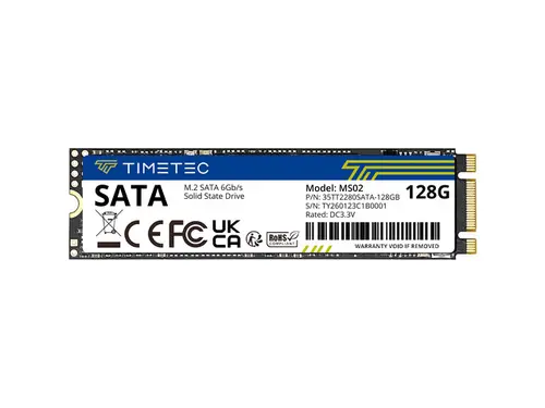 Timetec 128GB SSD 3D NAND SATA III 6Gb/s M.2 2280 NGFF Read Speed Up to 550MB/s SLC Cache Performance Boost Internal Solid State Drive for PC...