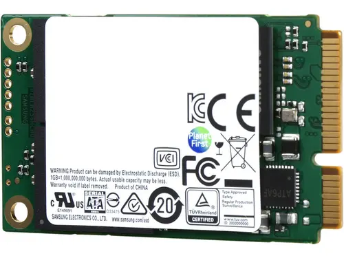 SAMSUNG 850 EVO mSATA 500GB SATA III 3D NAND Internal SSD Single Unit Version MZ-M5E500BW