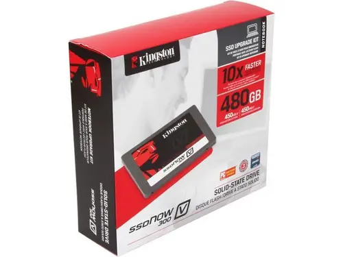 Kingston SSDNow V300 Series 2.5' 480GB SATA III Internal Solid State Drive (SSD) SV300S3N7A/480G