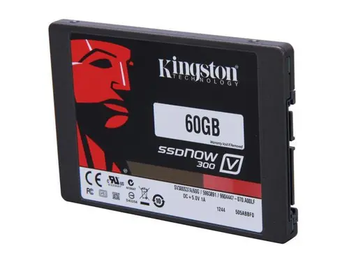 Kingston SSDNow V300 Series 2.5' 60GB SATA III MLC Internal Solid State Drive (SSD) SV300S37A/60G