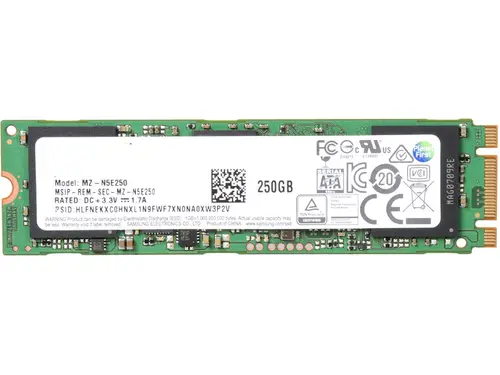 SAMSUNG 850 EVO M.2 2280 250GB SATA III 3D NAND Internal SSD Single Unit Version MZ-N5E250BW