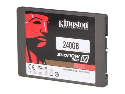 Kingston SSDNow V300 Series 2.5' 240GB SATA III Internal Solid State Drive (SSD) SV300S3N7A/240G