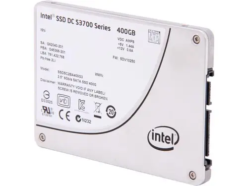 Intel DC S3700 Series 2.5' 400GB SATA III MLC Internal Solid State Drive (SSD) SSDSC2BA400G301
