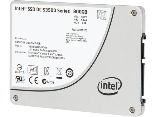 Intel DC S3500 SSDSC2BB800G401 2.5' 800GB SATA 6Gb/s MLC Solid State Drive