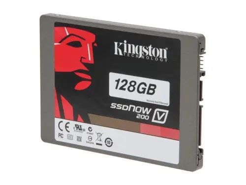 Kingston SSDNow V200 Series 2.5' 128GB SATA III Internal Solid State Drive (SSD) SV200S37A/128G