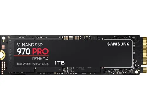 SAMSUNG 970 PRO M.2 2280 1TB PCIe Gen3. X4, NVMe 1.3 64L V-NAND 2-bit MLC Internal Solid State Drive (SSD) MZ-V7P1T0BW