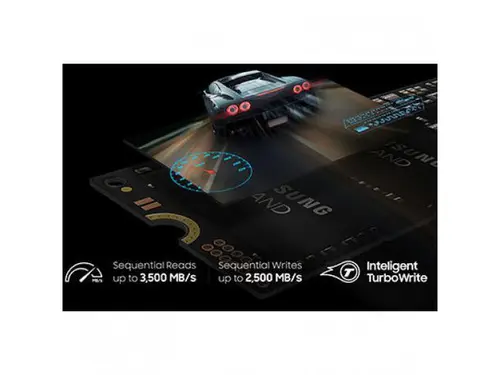 SAMSUNG 970 EVO M.2 2280 500GB PCIe Gen 3.0 x4, NVMe 1.3 V-NAND 3-bit MLC Internal Solid State Drive (SSD) MZ-V7E500E