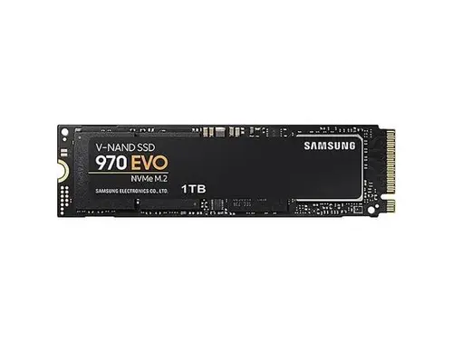 SAMSUNG 970 EVO M.2 2280 1TB PCIe Gen 3.0 x4, NVMe 1.3 V-NAND 3-bit MLC Internal Solid State Drive (SSD) MZ-V7E1T0E