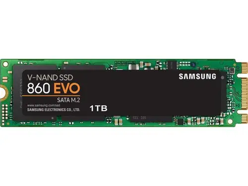 SAMSUNG 860 EVO Series M.2 2280 250GB/500GB/1TB/2TB SATA III V-NAND 3-bit MLC Internal Solid State Drive (SSD) MZ-N6E