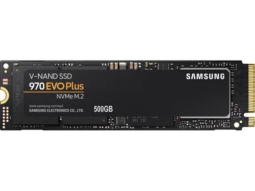 Samsung SAMSUNG 970 EVO PLUS M.2 2280 500GB PCIe Gen 3.0 x4, NVMe 1.3 V-NAND Internal Solid State Drive (SSD) MZ-V7S500B/AM