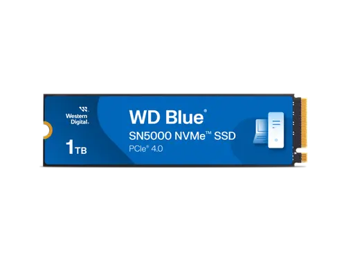 Western Digital 1TB WD Blue SN5000 NVMe SSD, PCIe Gen 4.0, up to 5,150 MB/s Read Speeds Internal Solid State Drive (SSD) WDS100T4B0E