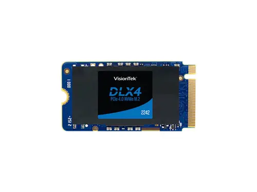 VisionTek DLX4 1 TB Solid State Drive - M.2 2242 Internal - PCI Express NVMe (PCI Express NVMe 4.0 x4) - Desktop PC Device Supported - 500 TB TBW -...