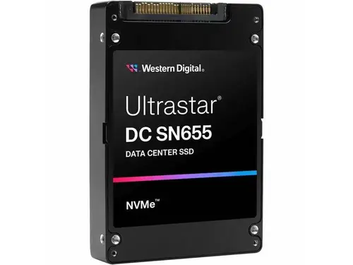 WD Ultrastar DC SN655 WUS5EC0C1ESP7Y3 61.44 TB Solid State Drive - U.3 15 mm Internal - PCI Express NVMe (PCI Express NVMe 4.0) - Read Intensive -...