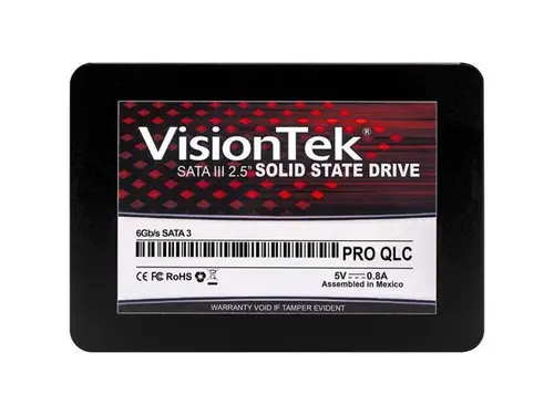 VisionTek Pro 2.5' 250GB SATA III 3D QLC Internal Solid State Drive (SSD) 901367
