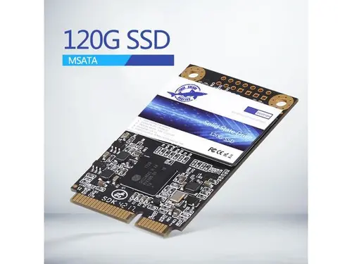 Dogfish mSATA SSD 120GB SATA III 3D NAND TLC 6 Gb/s (30x50.9mm) Internal Solid State Drive Compatible with Desktop PC Laptop (mSATA 120GB)