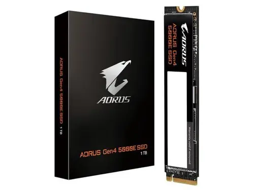 Gigabyte SSD 1.0TB AORUS 5000E 2280 M.2 NVMe Up to 5,000 MB/s 3D TLC NAND Flash