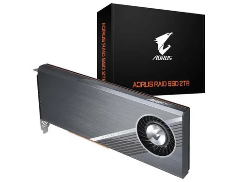 Gigabyte AORUS RAID SSD 2TB SSD PCIE 3.0 GP-ASACNE2200TTTDA Solid State Drive